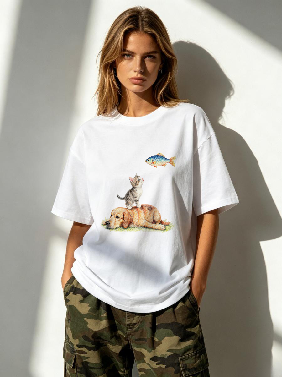 T-shirts Thin Modal Round Mini - Summer Clothing Reviews 评论和价格