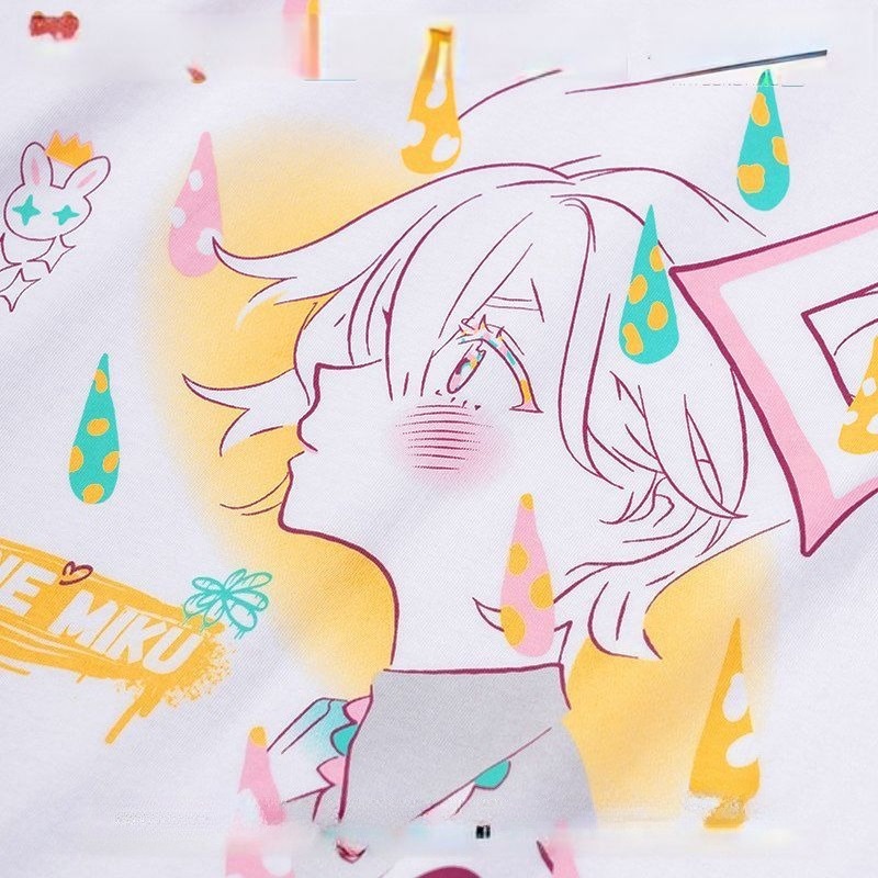 New Hatsune Miku T-shirt short - Japan Summer Festival Clothing 评论和价格