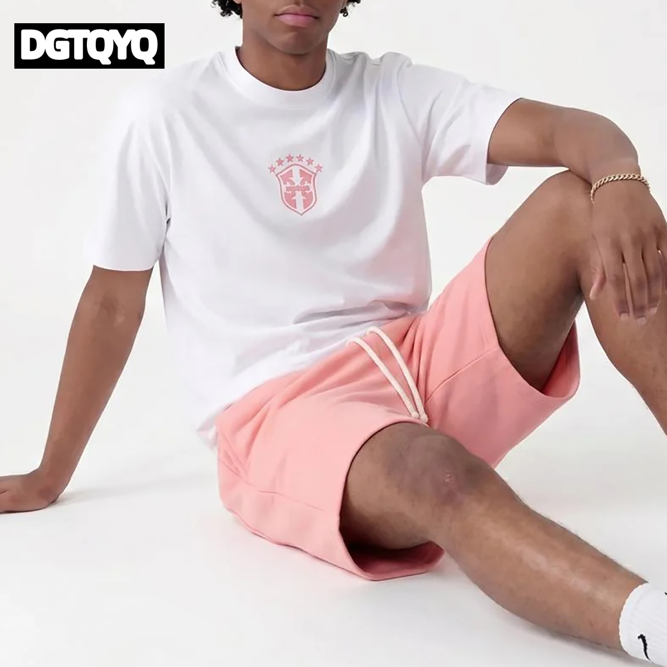 Man's Summer New Pink Embroide - Summer Clothing For Women 评论和价格