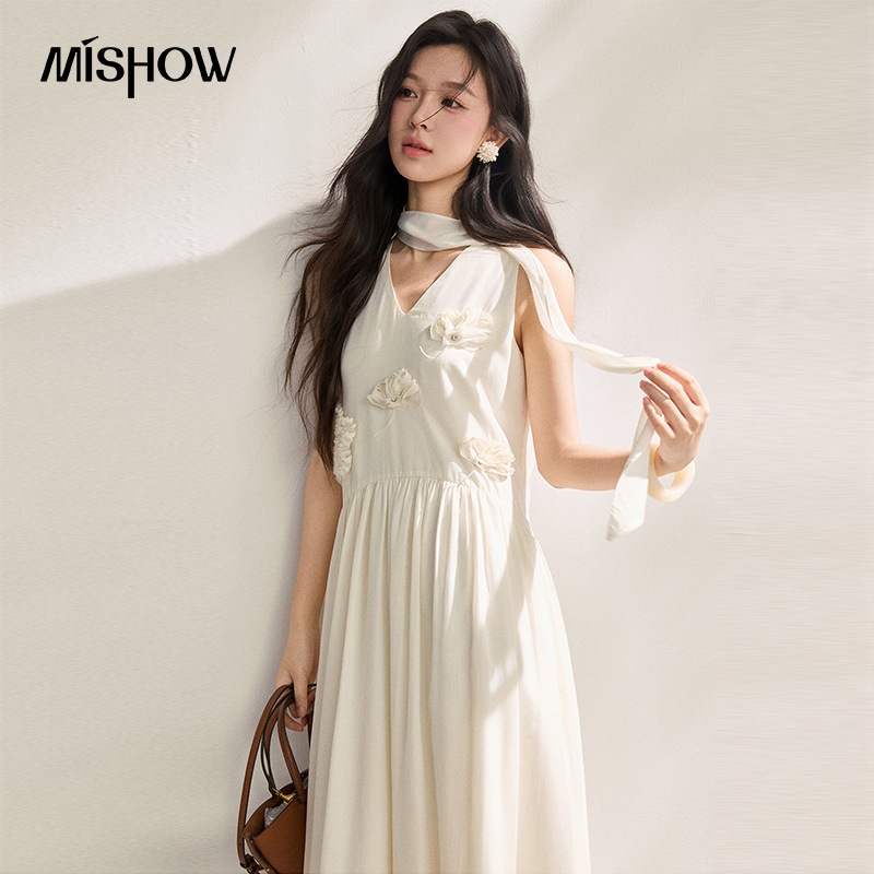 MISHOW Women's Lyocell 3D Flow - Sundress Midi Floral 评论和价格