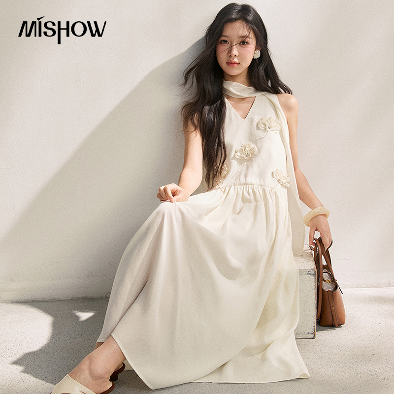MISHOW Women's Lyocell 3D Flow - Sundress Midi Floral 评论和价格