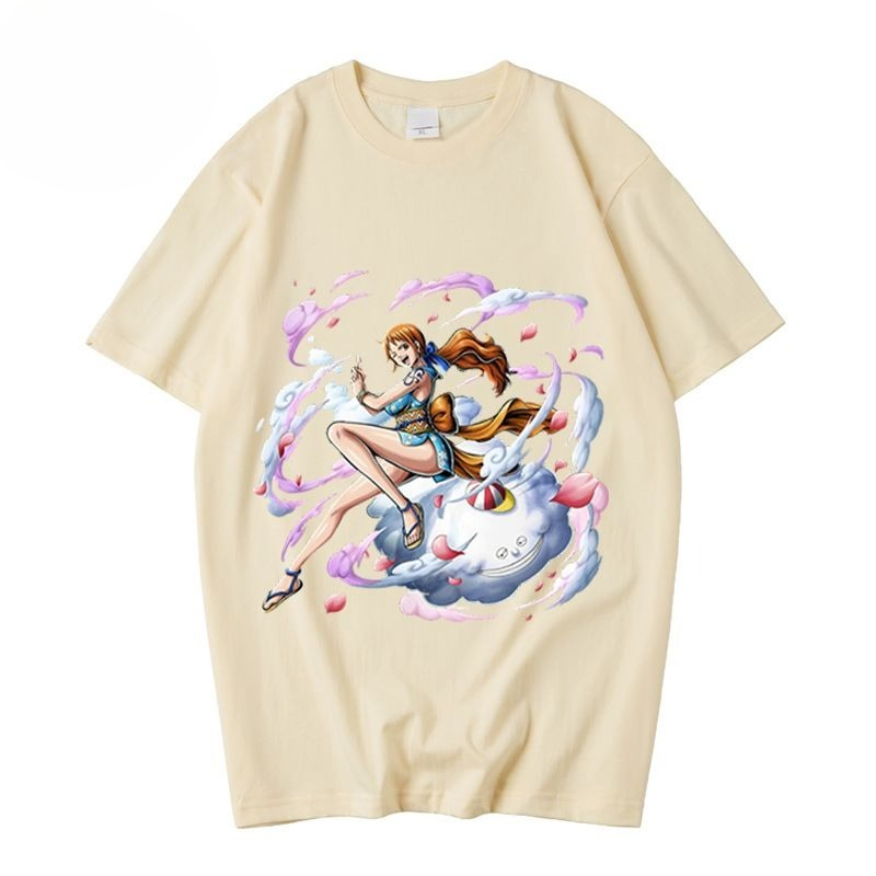 One Piece anime Nami printed T - Japan Summer Festival Clothing 评论和价格