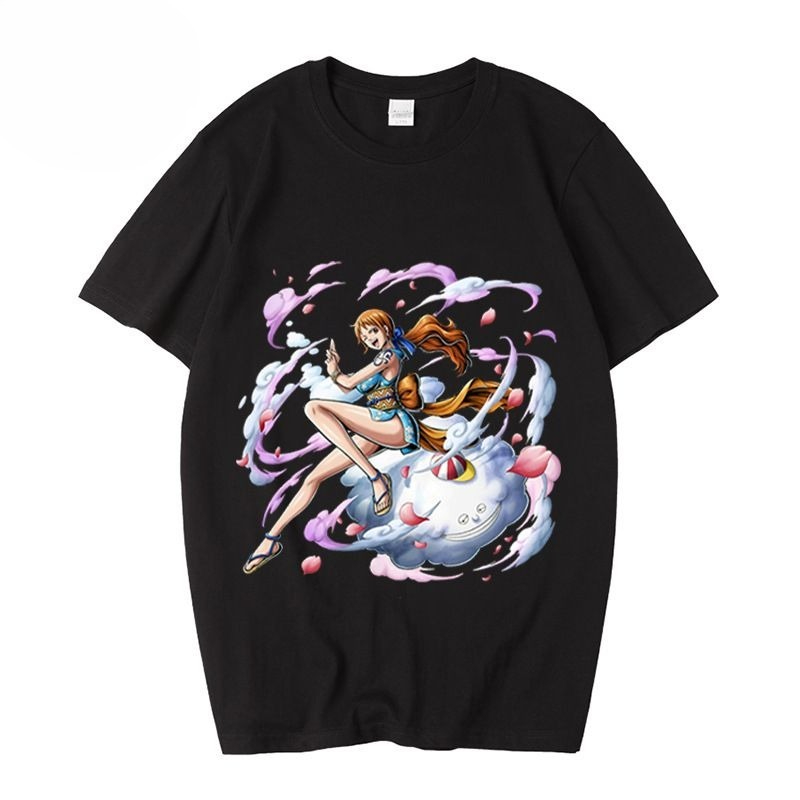 One Piece anime Nami printed T - Japan Summer Festival Clothing 评论和价格