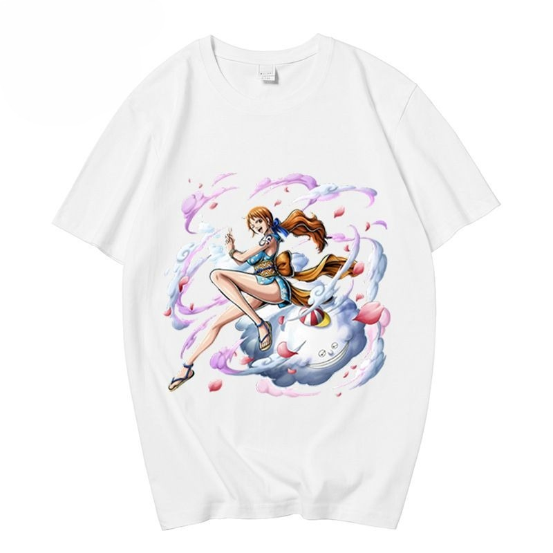 One Piece anime Nami printed T - Japan Summer Festival Clothing 评论和价格