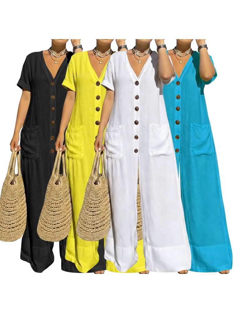 Plus Size Women Clothes Jumpsu - Summer Clothing Model 评论和价格