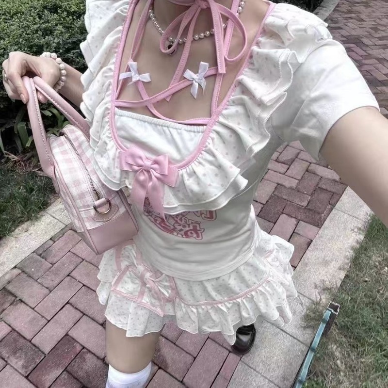 Y2k women clothing Subculture  - Summer Clothing Juniors 评论和价格