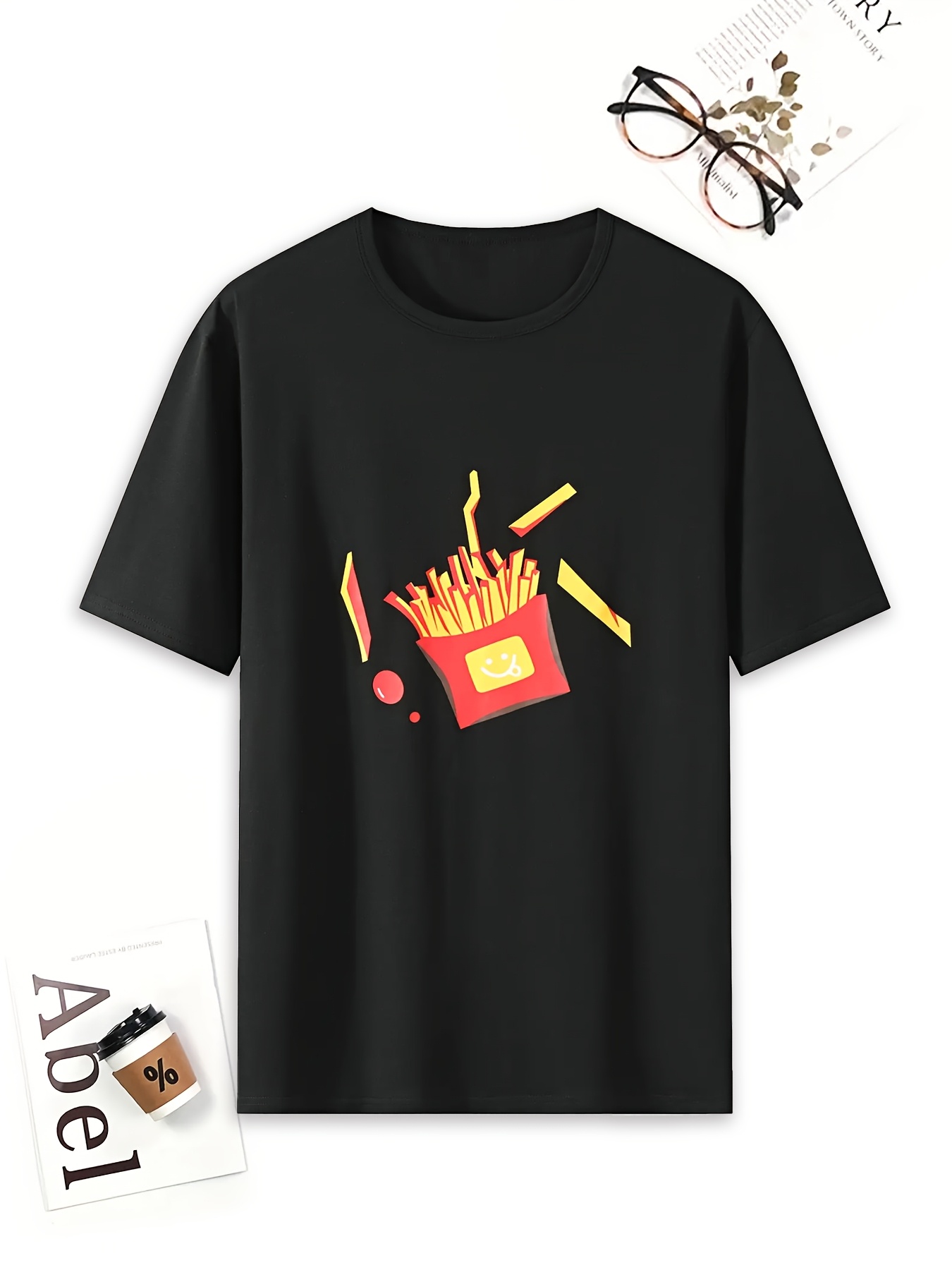 A set of french fries printed  - Summer Clothing In French 评论和价格