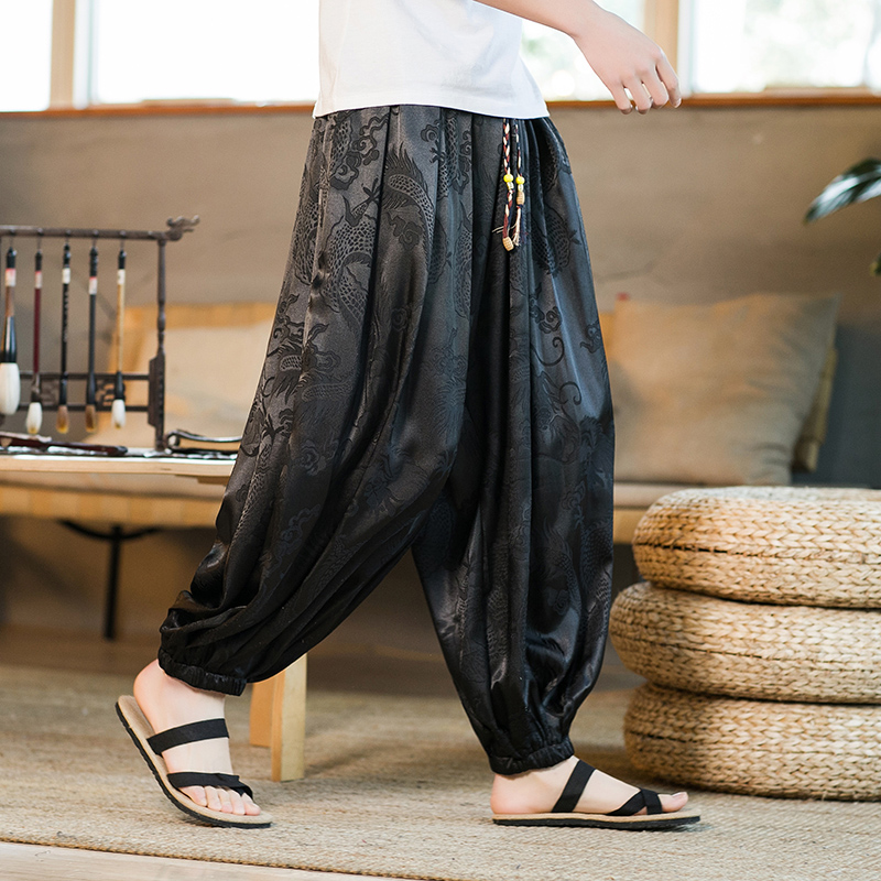 Men Harun Pants Summer Ice Sil - Summer Light Clothing 评论和价格