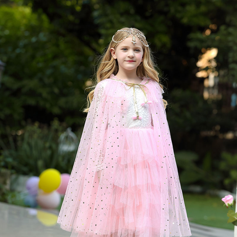 Girls Princess Cape Children C - Summer Kids Clothing 评论和价格