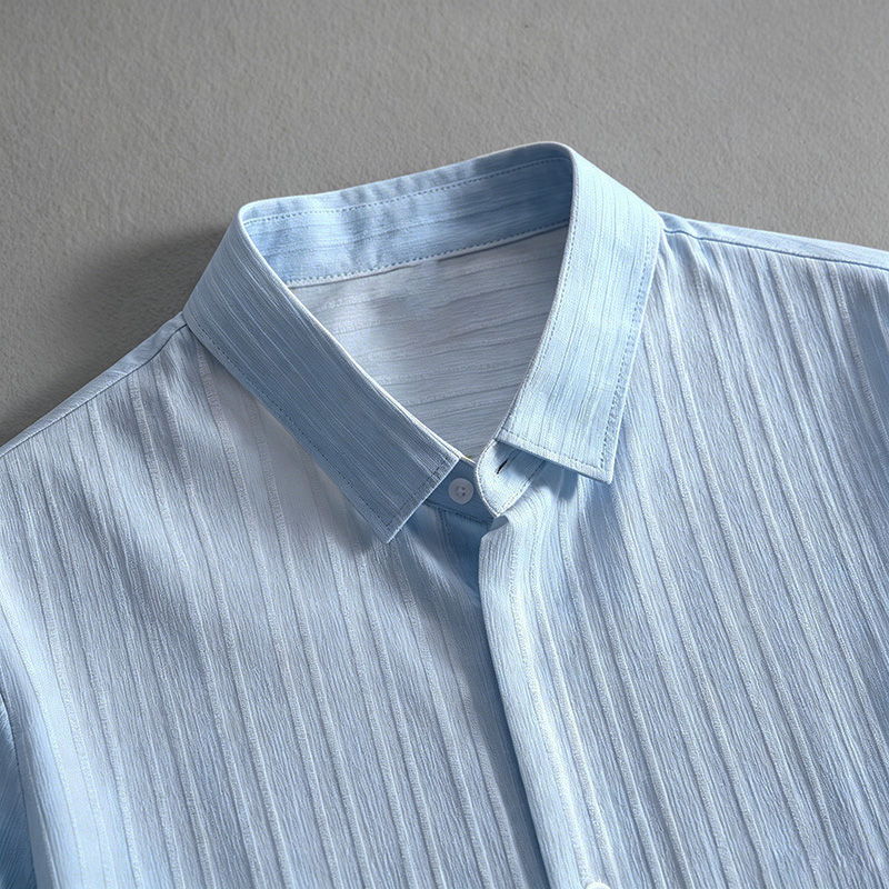 2026 New Men Vertical Wrinkle  - Summer Clothing Sets Men 评论和价格