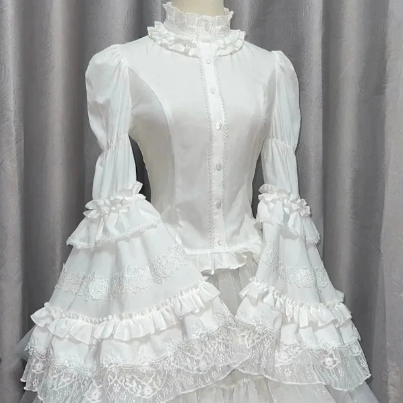 Lolita Style Sweet Blouse Wome - Summer De Clothing 评论和价格