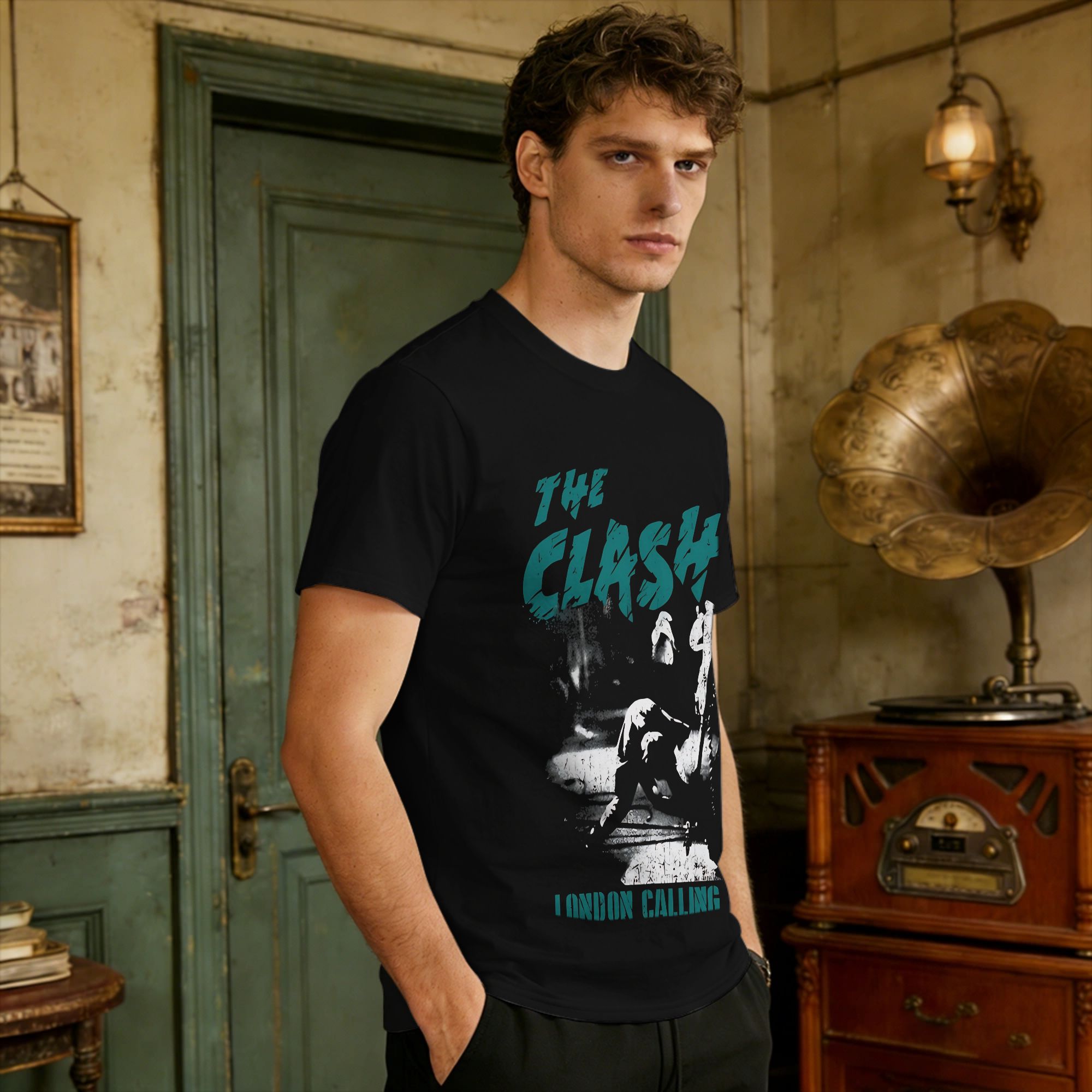 The Clash London Calling  T Sh - Summer Clothing London 评论和价格