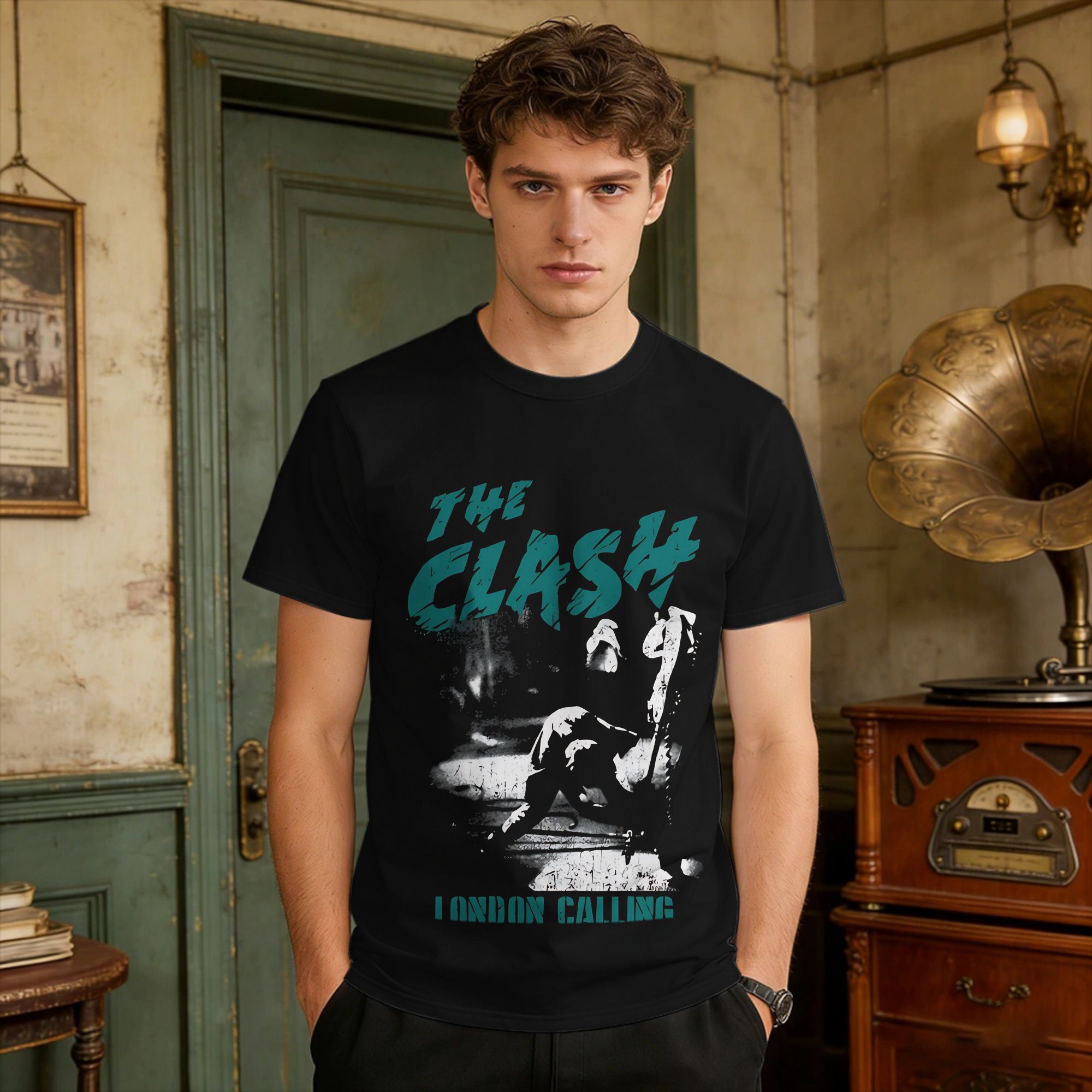 The Clash London Calling  T Sh - Summer Clothing London 评论和价格